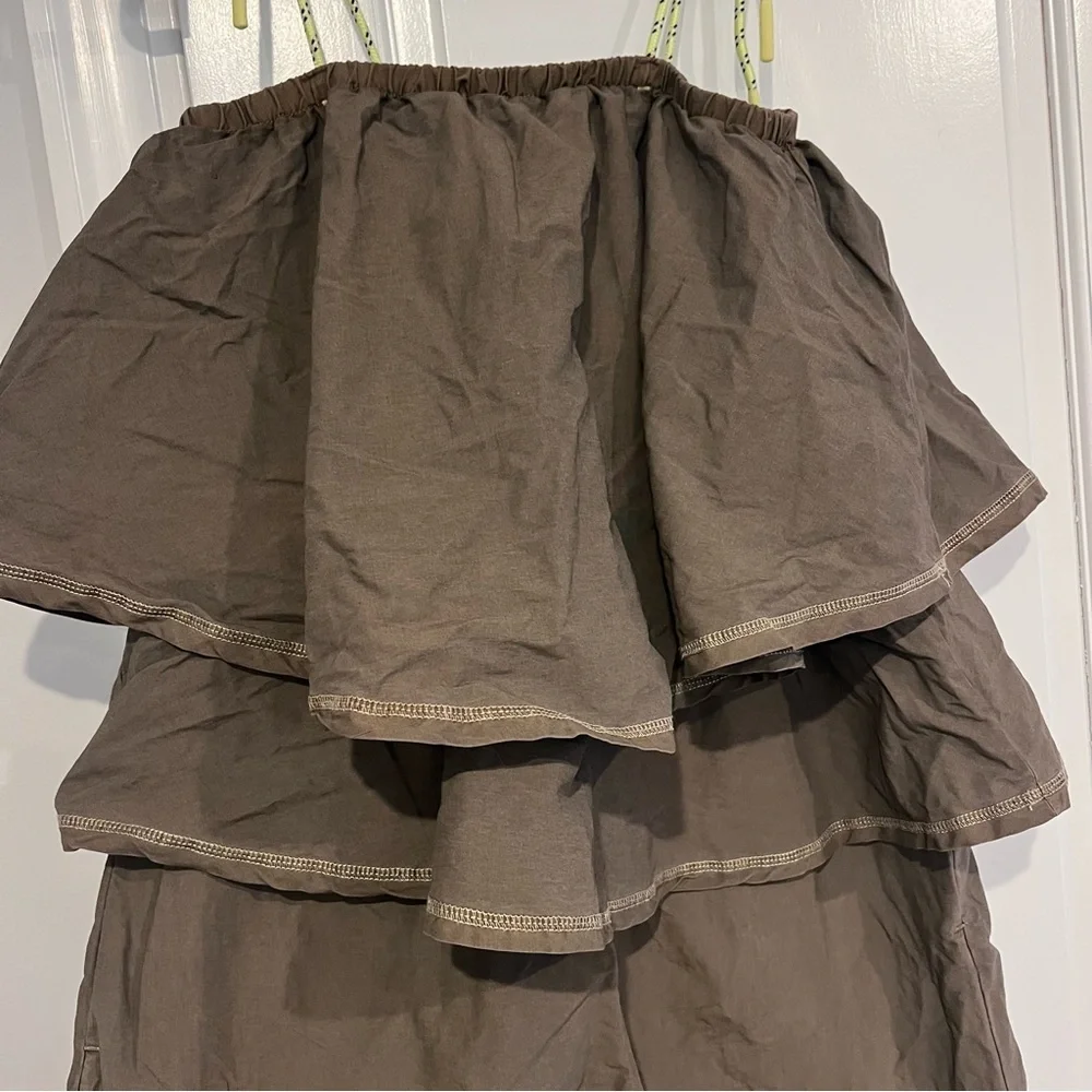 Free People FP Movement Warm Down One Piece Brown XS NWOT - Picture 5 of 7